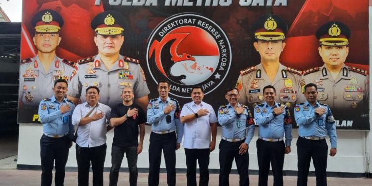 Perkuat Koordinasi dan Kolaborasi dalam Pemberantasan Narkoba, Rutan Cipinang Menyambangi Direktorat Narkoba Polda Metro Jaya