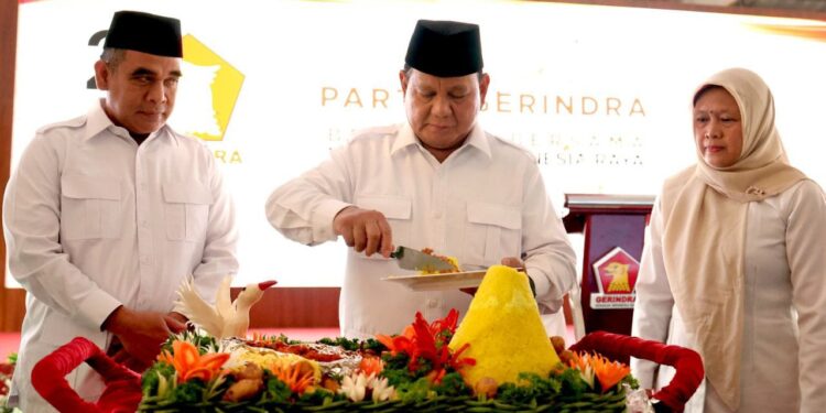 Jokowi di HUT ke-15 Gerindra: Elektabilitas Prabowo Potensial Jadi yang Tertinggi
